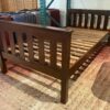 Dark Brown Twin-Sized Bed Frame