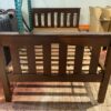 Dark Brown Twin-Sized Bed Frame