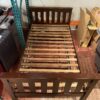 Dark Brown Twin-Sized Bed Frame