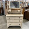 Blonde 3-Drawer Dresser w/ Mirror