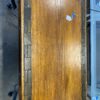 Wood Office Desk with Metal Base and Matching Chair