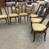 KINDEL EMPIRE  Vintage 80s Curved Wood Dining Chairs (Set of 6)