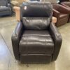 Dark Brown Leather Electric Rocking Recliner