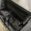 Grey Wingback Studded Recliner with Massage and Heat