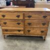 KING OLDE ORCHARD Vintage 6 Drawer Wood Dresser