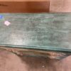 Vintage Green Dresser with Floral Detail