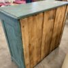 Vintage Green Dresser with Floral Detail