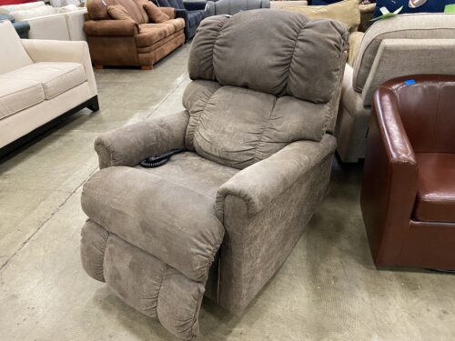 Brown Plush Recliner