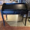 Black Wooden Fold Down Writing Desk