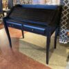 Black Wooden Fold Down Writing Desk