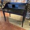 Black Wooden Fold Down Writing Desk