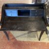 Black Wooden Fold Down Writing Desk