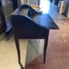 Black Wooden Fold Down Writing Desk
