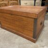 Vintage Wooden Blanket Chest with Removable Storage Tray