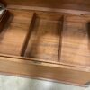 Vintage Wooden Blanket Chest with Removable Storage Tray