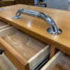Cherry Stained 12 Drawer Dresser with Support Handles