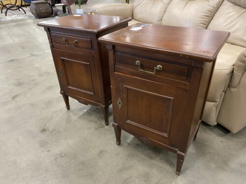 Vintage Wooden End Tables  (Set of 2)