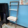 WEST ELM Leaning Bookcase with Desk