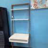 WEST ELM Leaning Bookcase with Desk