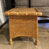 Bohemian Chic Rattan Square End Table