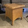 Bohemian Chic Rattan Square End Table