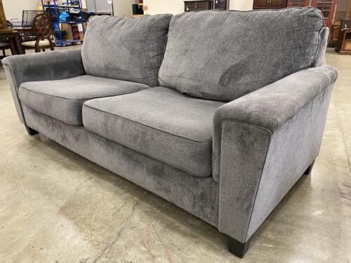 ASHLEY  Charcoal Grey Chenille Sofa