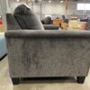 ASHLEY  Charcoal Grey Chenille Sofa