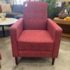 NOBEL HOUSE  Cranberry Woven Push Recline Accent Chairs  (Set of 2)