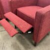 NOBEL HOUSE  Cranberry Woven Push Recline Accent Chairs  (Set of 2)