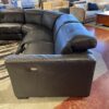 CHATEAU D'AX Made in Italy Double Recliner Sectional Couch