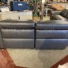 CHATEAU D'AX Made in Italy Double Recliner Sectional Couch