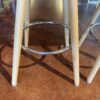 Grey Upholstered 26 Inch Counter Stools (Set of 2)
