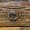 Floral Carved Five Drawer Tallboy Dresser