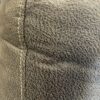 ASHLEY Smoke Grey Manual Rocking Recliner with Contrast Stitching