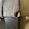 ASHLEY Smoke Grey Loveseat  with Contrast Stitching