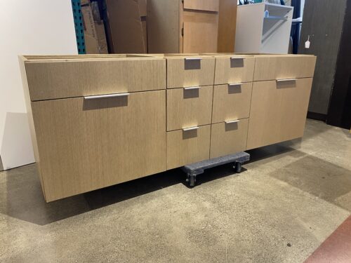 72" Wide Floating Double Sink Counter