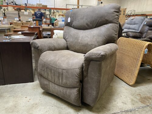 Brown Plush Power Recliner