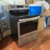 WHIRLPOOL Glass Top 4 burners Freestanding Electric Range Model #WFE505W0HZ0