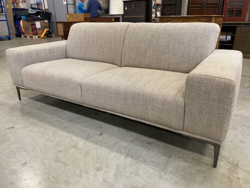 SCANDINAVIAN DESIGNS  Greige Woven Wide Seat Sofa