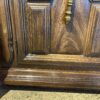 THOMASVILLE Solid Dark Oak Buffet Hutch with Lattice Design Doors