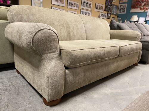 Light Green Upholstered Sofa