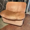 Rose Pink Velvet Scoop Lounge Chair with Ottoman
