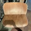 Rose Pink Velvet Scoop Lounge Chair with Ottoman
