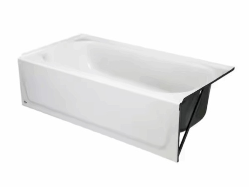 BOOTZ INDUSTRIES Alcove Soaking Bathtub w/ Right Drain in White