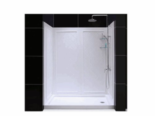 DREAMLINE Visions 3-Piece 36" x 60" Alcove Shower Kit