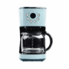 NEW! HADEN Turquoise & Chrome Vintage Drip Coffee Machine