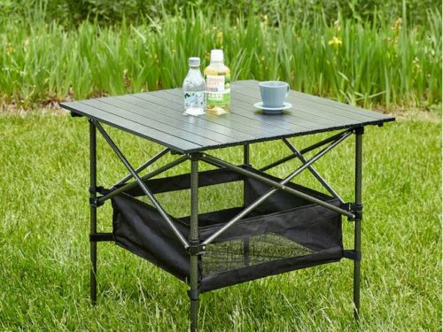 NEW! GAIERPTONE  Folding Outdoor Table Square Outdoor Bistro Table