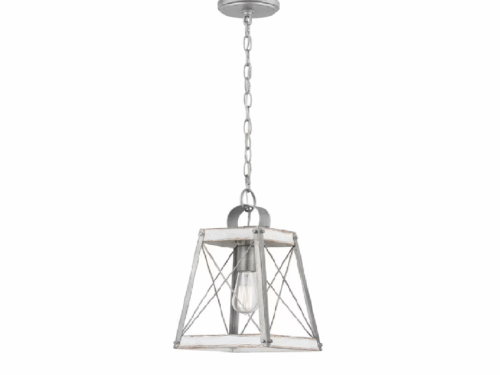 PROGRESS LIGHTING  Bradberry Farmhouse Square Small Hanging Pendant