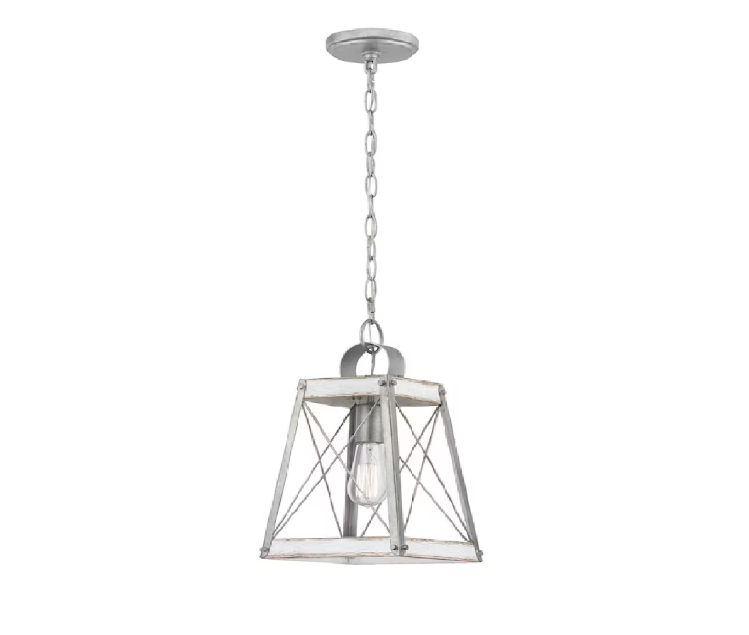 PROGRESS LIGHTING  Bradberry Farmhouse Square Small Hanging Pendant