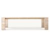 NEW! RH Wyeth Travertine Stone Parsons Dining Table